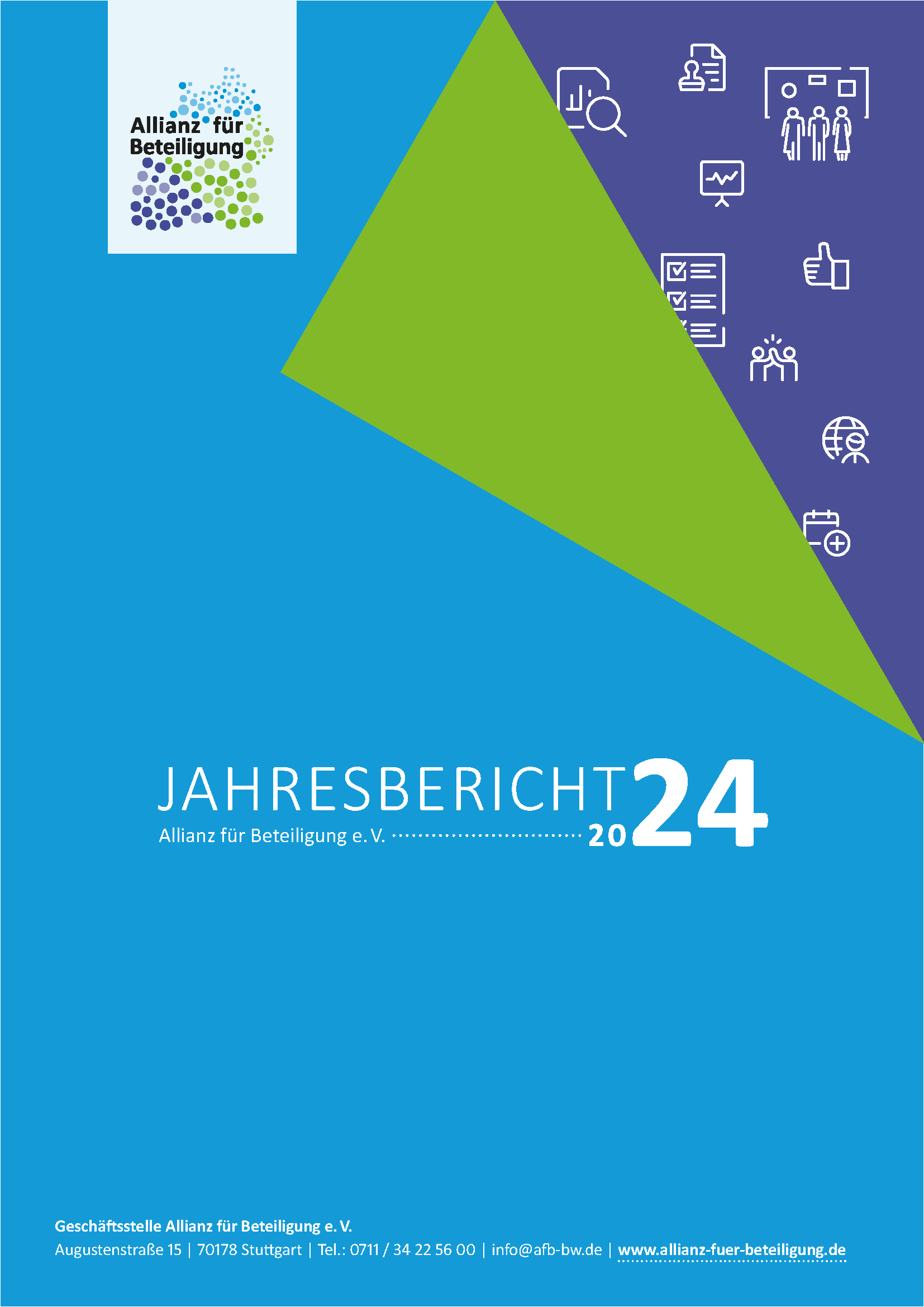 Titelblatt des Jahresberichtes 2024